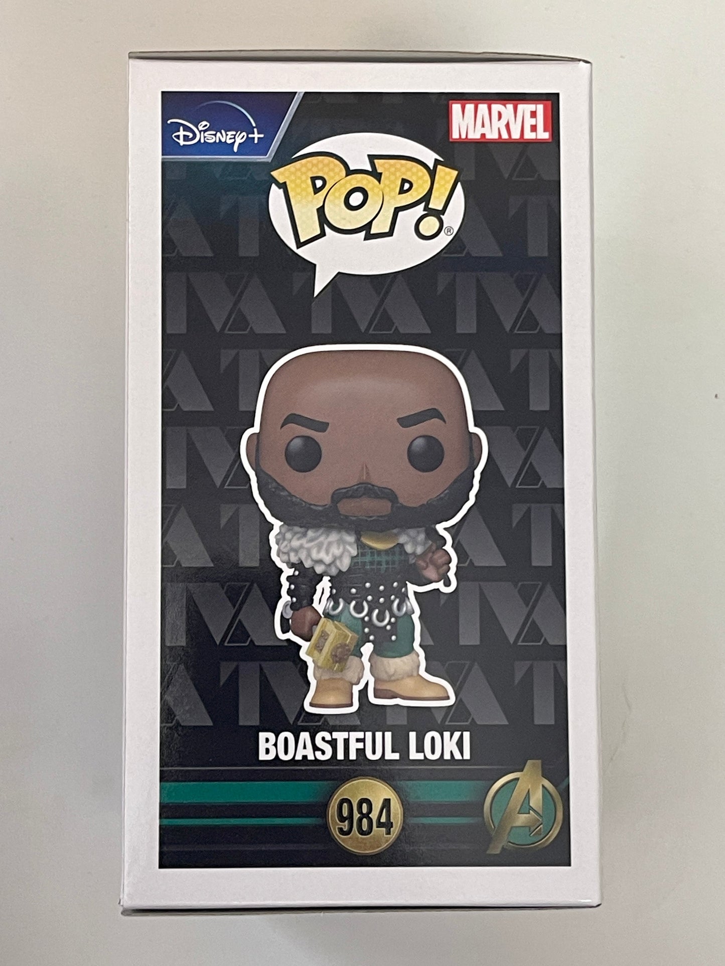 Marvel Funko Pop! - Variant Boastful Loki #984 Wonderous 2022 Con Exclusive