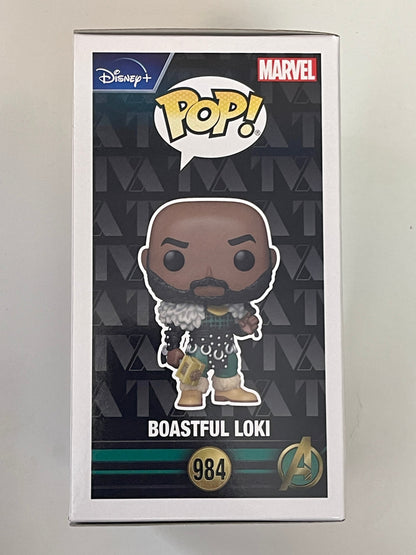 Marvel Funko Pop! - Variant Boastful Loki #984 Wonderous 2022 Con Exclusive
