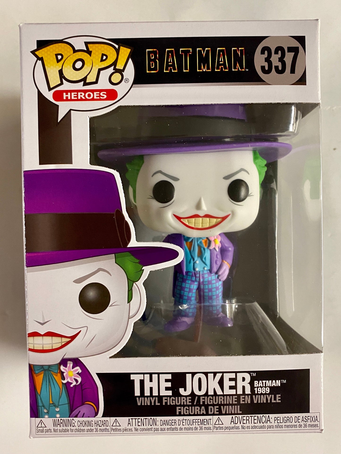 DC Funko Pop! - The Joker #337 Batman 1989 Jack Nicholson