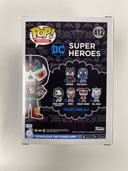 DC Funko Pop! - Dia De Los Muertos Bane #412 Day Of The Dead Glow EE Exclusive