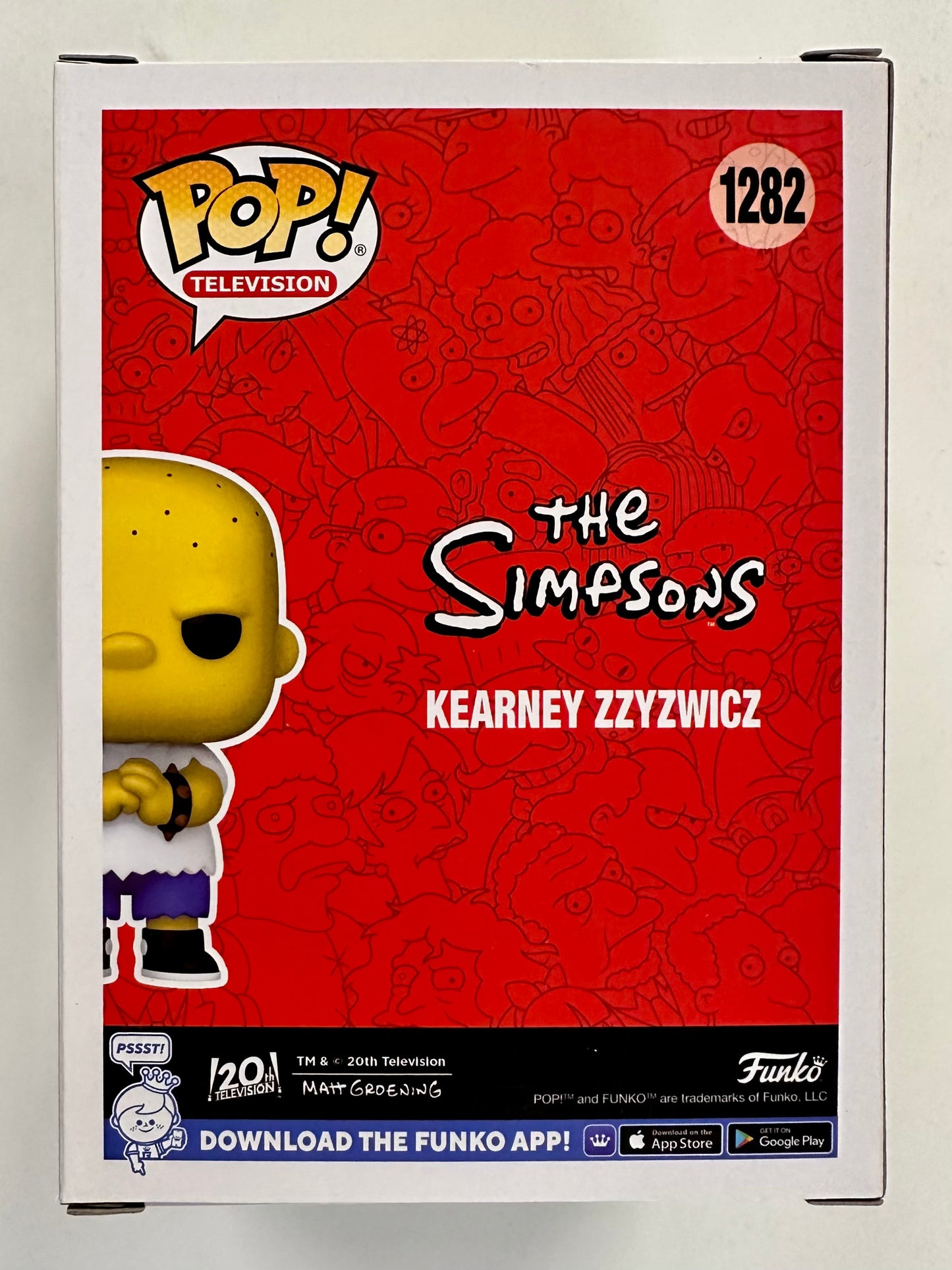 TV Funko Pop! Television Kearney Zzyzwicz #1282 The Simpsons NYCC 2022 Fall Con Exclusive