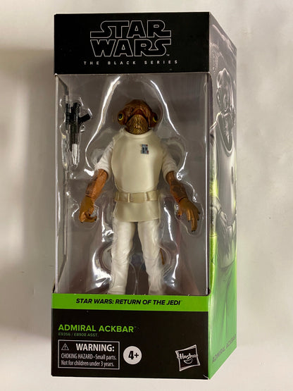 Star Wars Action Figure - Black Series 01 Admiral Ackbar Return of the Jedi 6"