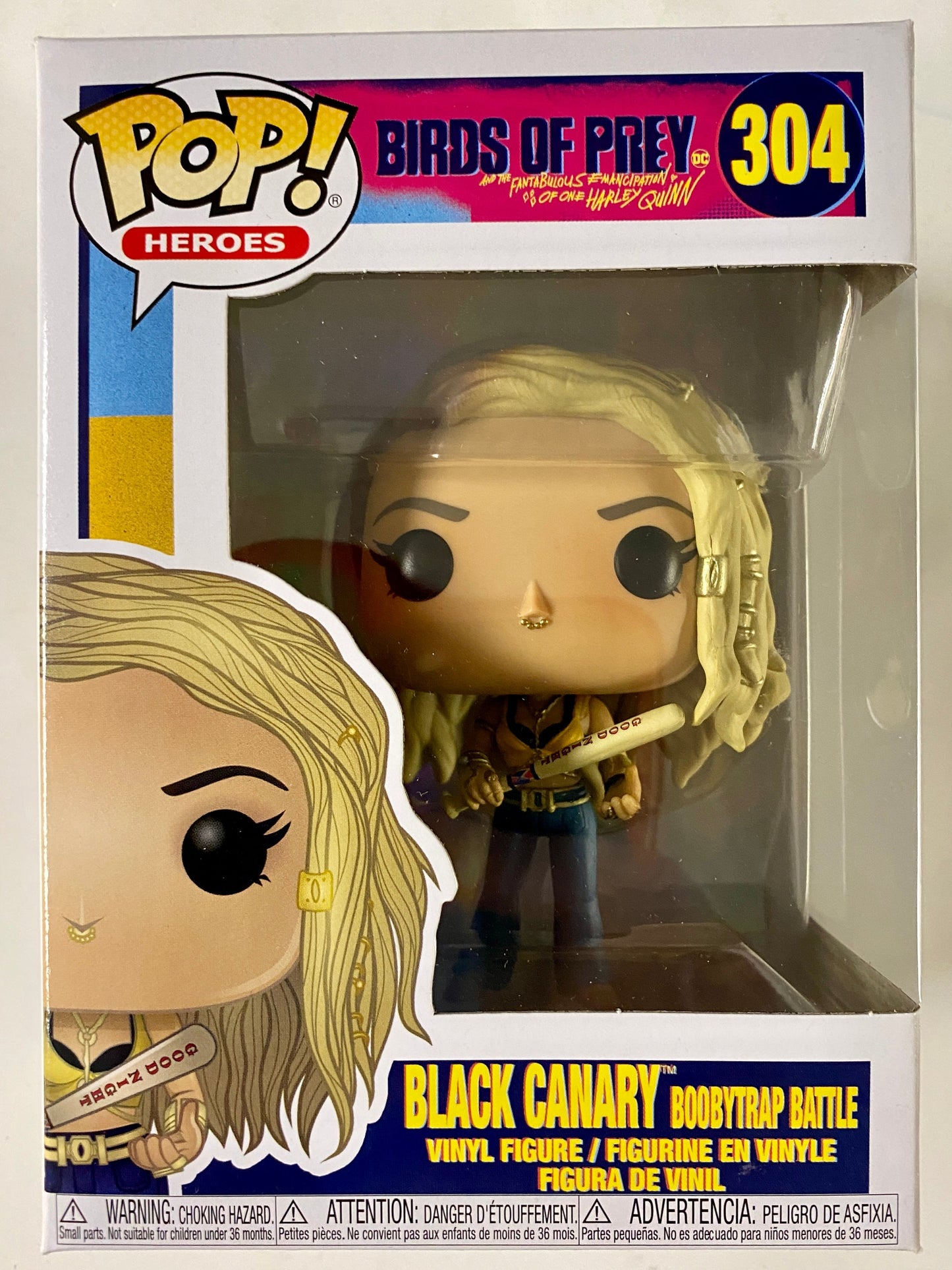 DC Funko Pop! - Black Canary (Boobytrap Battle) #304 Harley Quinn & The Birds Of Prey 2020