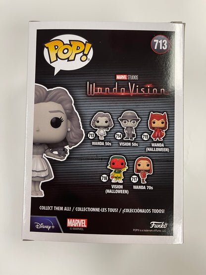 Marvel Funko Pop! - 50’s Black & White (B&W) Wanda #713 WandaVision 2021 Disney +