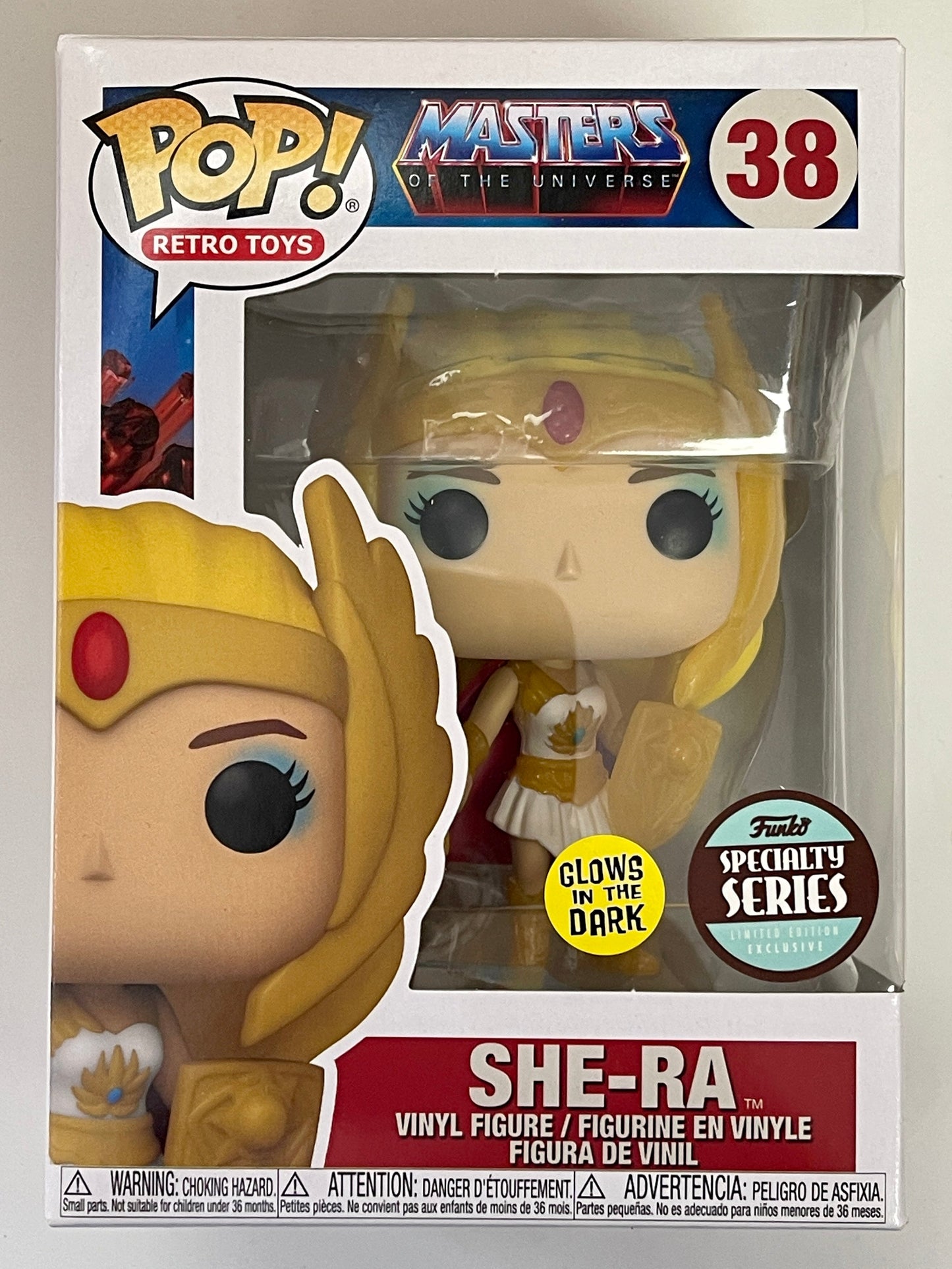 Masters Of the Universe Funko Pop! - She-Ra #38 Glow Specialty Series 2021 Exclusive
