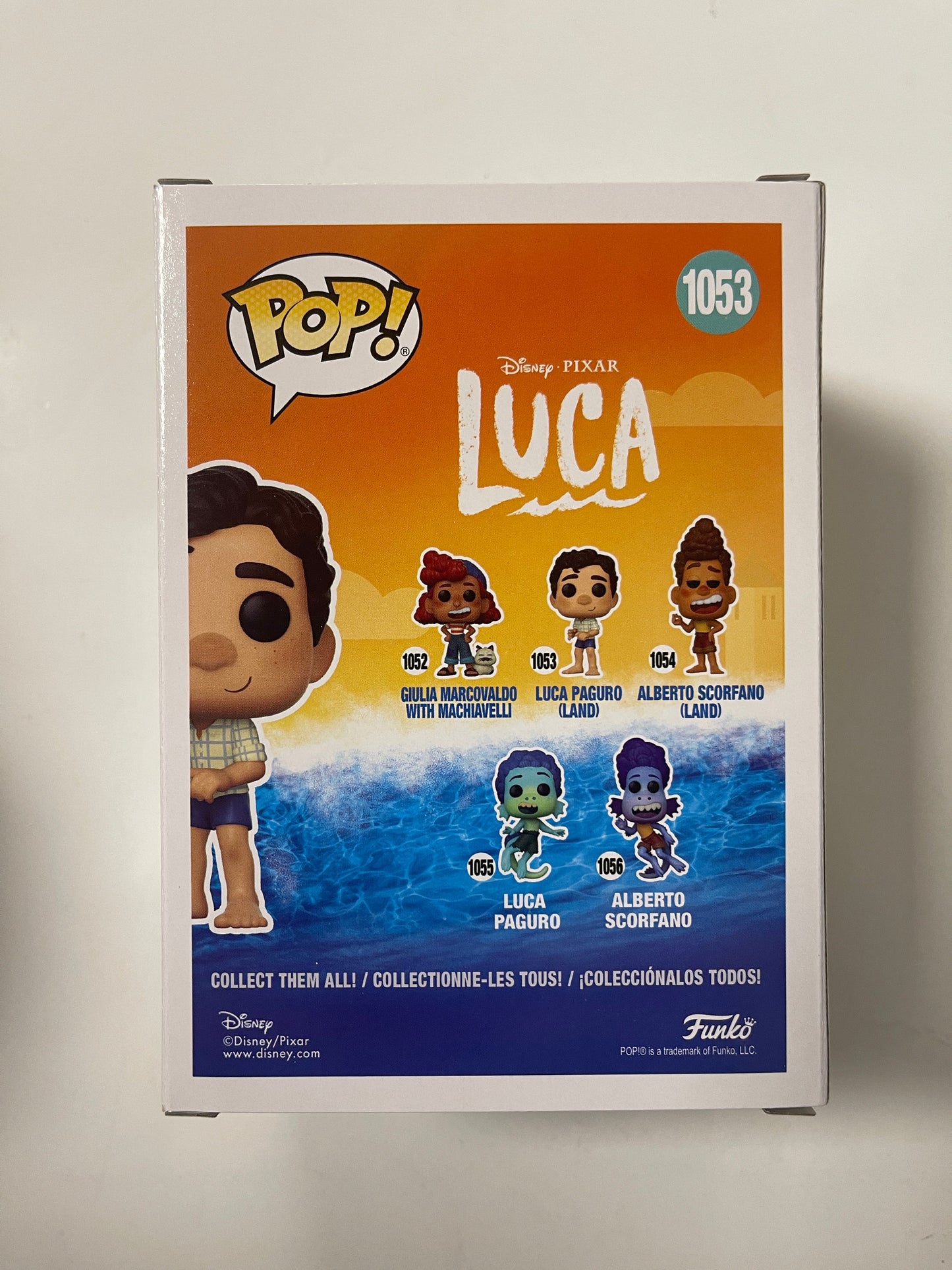 Disney Funko Pop! - Luca Paguro (Land) #1053 Pixar Luca 2021 Italy Vespa