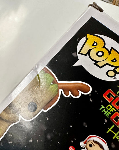 Marvel Funko Pop! - Groot W/ Present #1105 Guardians Of The Galaxy Holiday Special 2022