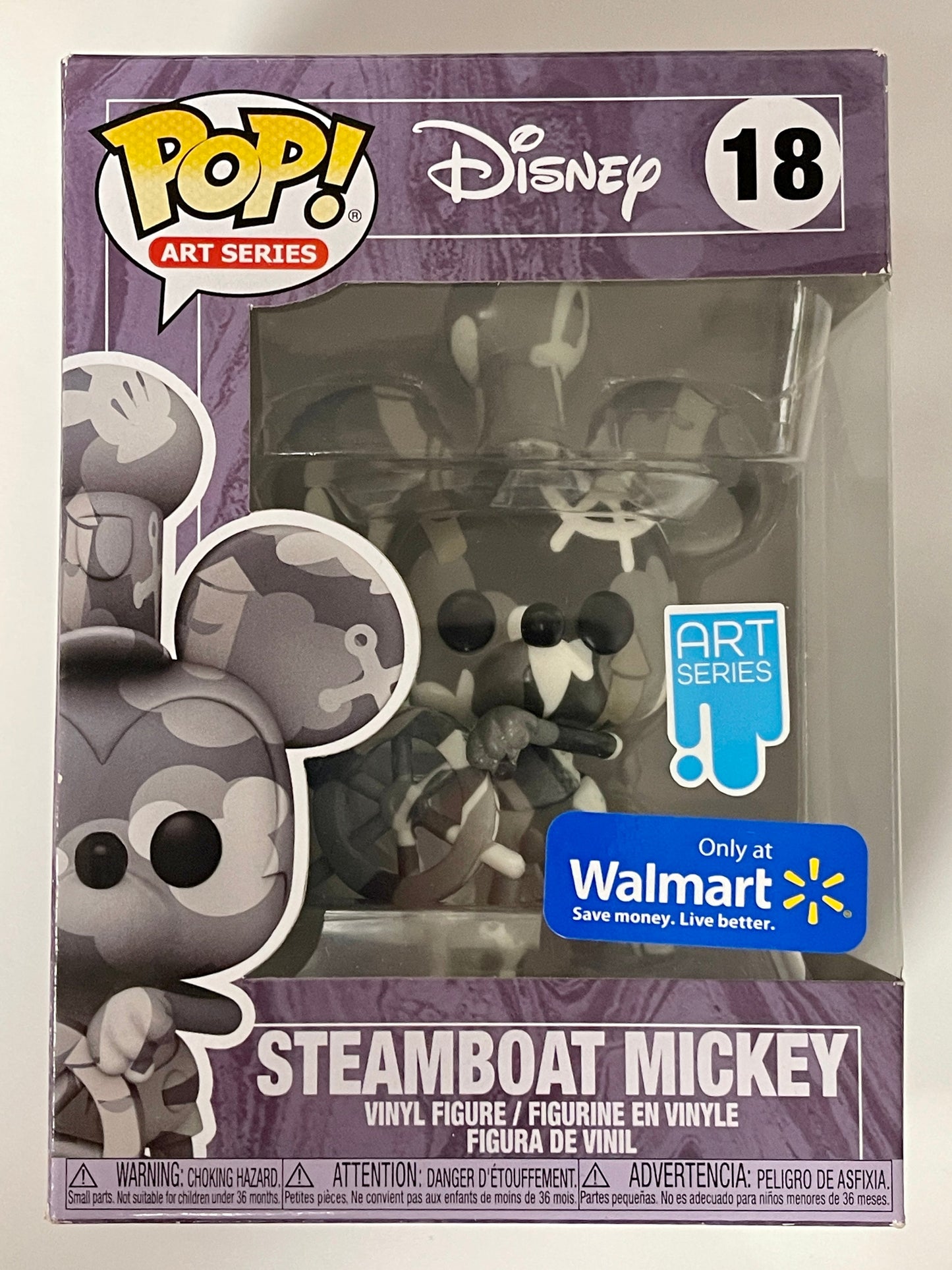 Disney Funko Pop! - Steamboat Mickey #18 Art Series Walmart 2021 Exclusive