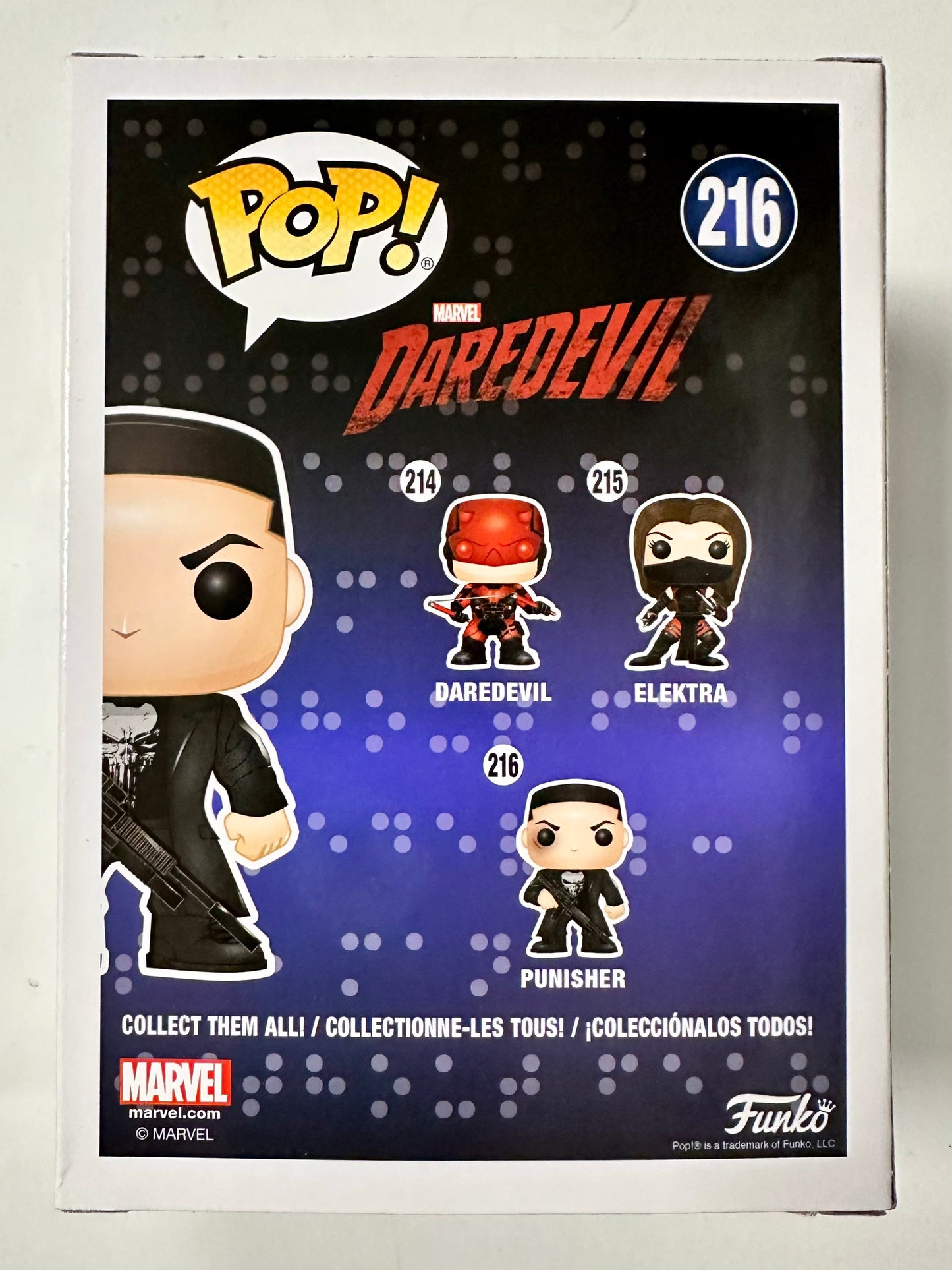 Marvel Funko Pop! - Punisher With Black Eye #216 Daredevil 2017 Jon Bernthal