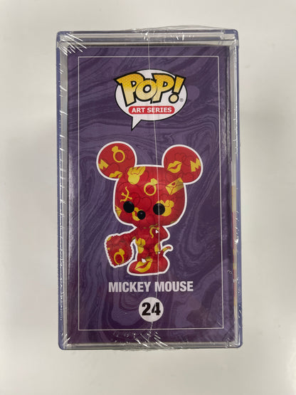 Disney Funko Pop! - Minnie Mouse #24 Art Series Amazon Exclusive W/ Hard Protector