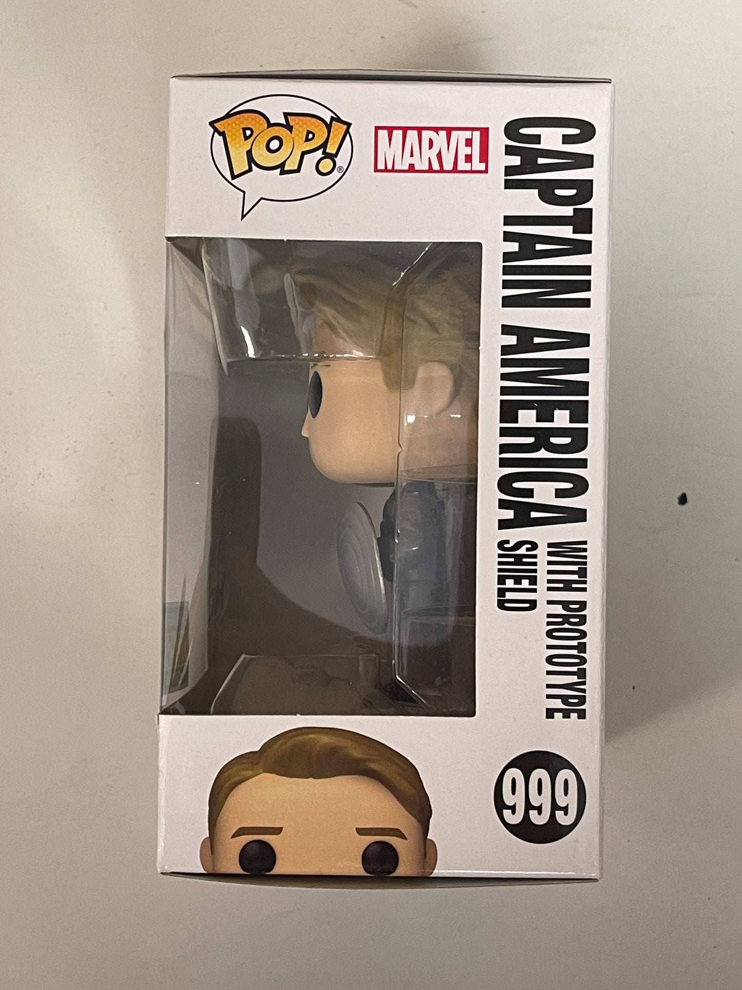 Marvel Funko Pop! - Captain America With Prototype Shield #999 The First Avenger EE Exclusive 2022