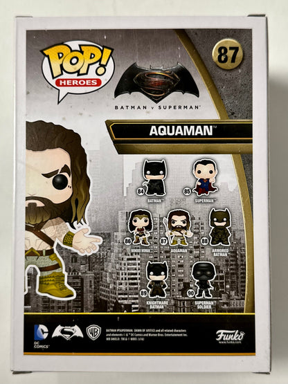 DC Funko Pop! - Patina Aquaman #87 Batman V Superman 2015 Vaulted Exclusive
