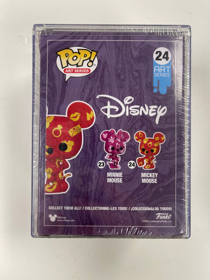 Disney Funko Pop! - Minnie Mouse #24 Art Series Amazon Exclusive W/ Hard Protector