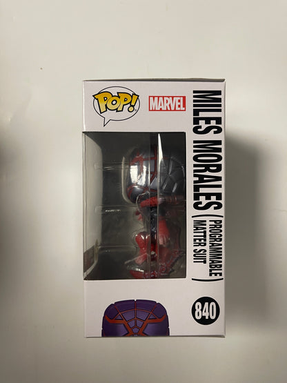 Marvel Funko Pop! - Miles Morales Spider-Man (Programmable Matter Suit) #840 2021 Exclusive