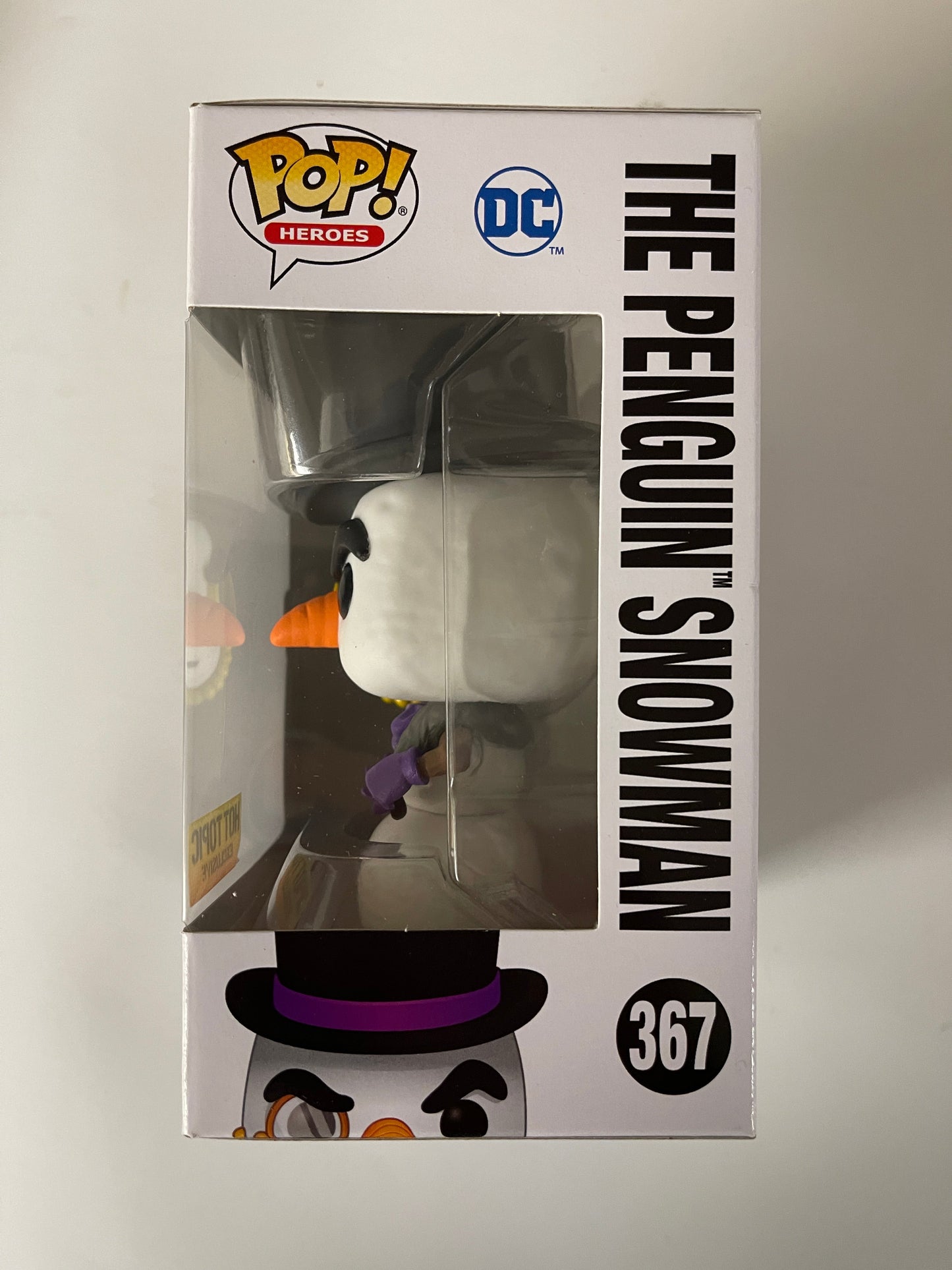 DC Funko Pop! - The Penguin Snowman #367 Hot Topic Holiday Vaulted Exclusive