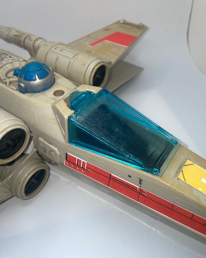Star Wars X Wing Fighter Canopy Glass Repro Part 1978 Vintage Kenner