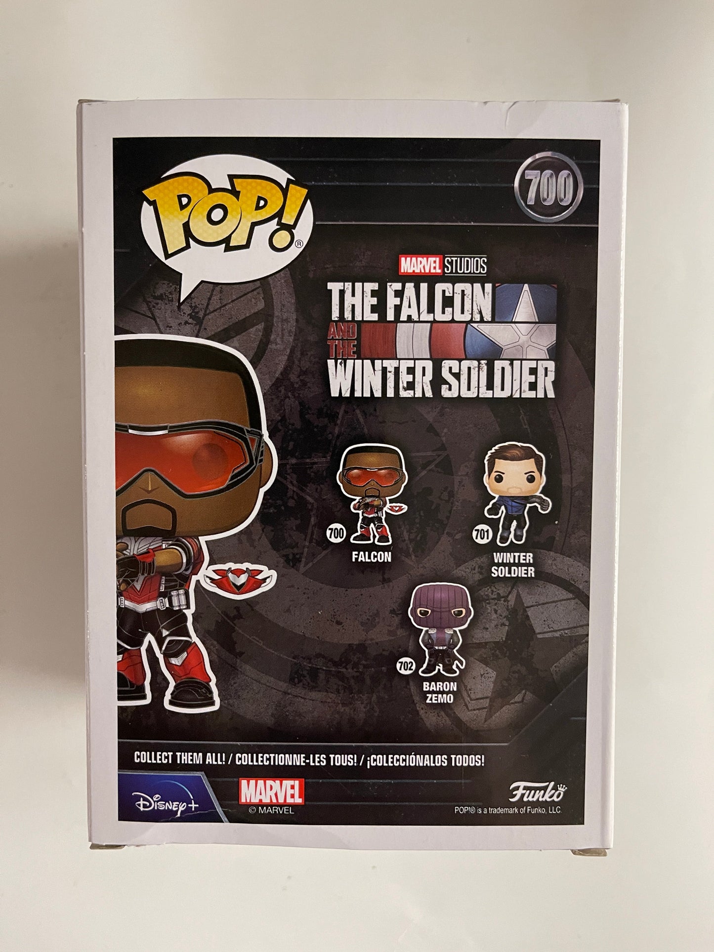 Marvel Funko Pop! - Falcon W/ Redwing #700 Falcon & The Winter Soldier Disney 2021