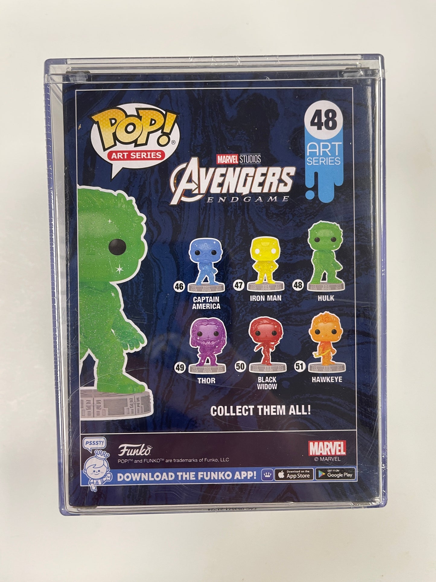 Marvel Funko Pop! - The Hulk (Green) #48 Infinity Saga Art Series Stack