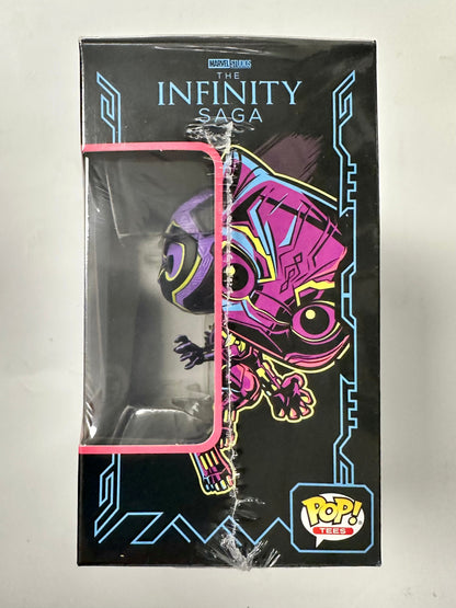 Marvel Funko Pop! - Medium Tee & Black Light Black Panther #891 2022 Exclusive