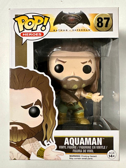 DC Funko Pop! - Aquaman #87 Batman V Superman 2015 Vaulted Jason Momoa