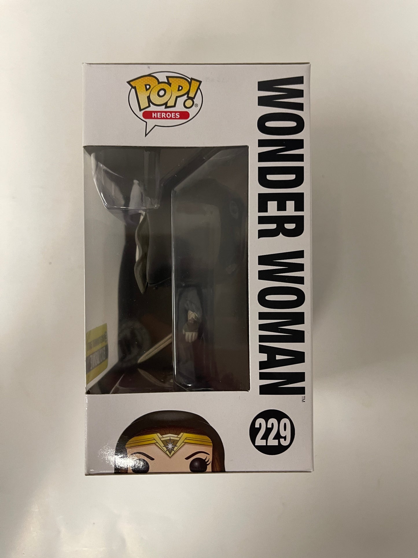 DC Funko Pop! - Wonder Woman With Cloak (Sepia) #229 Vaulted 2017 Exclusive