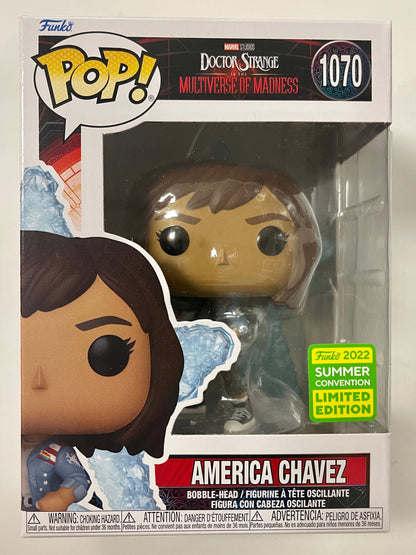 Marvel Funko Pop! - America Chavez #1070 Doctor Strange Multiverse of Madness SDCC 2022 Summer Con Exclusive