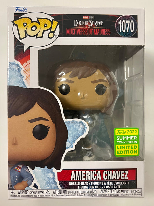 Marvel Funko Pop! - America Chavez #1070 Doctor Strange Multiverse of Madness SDCC 2022 Summer Con Exclusive
