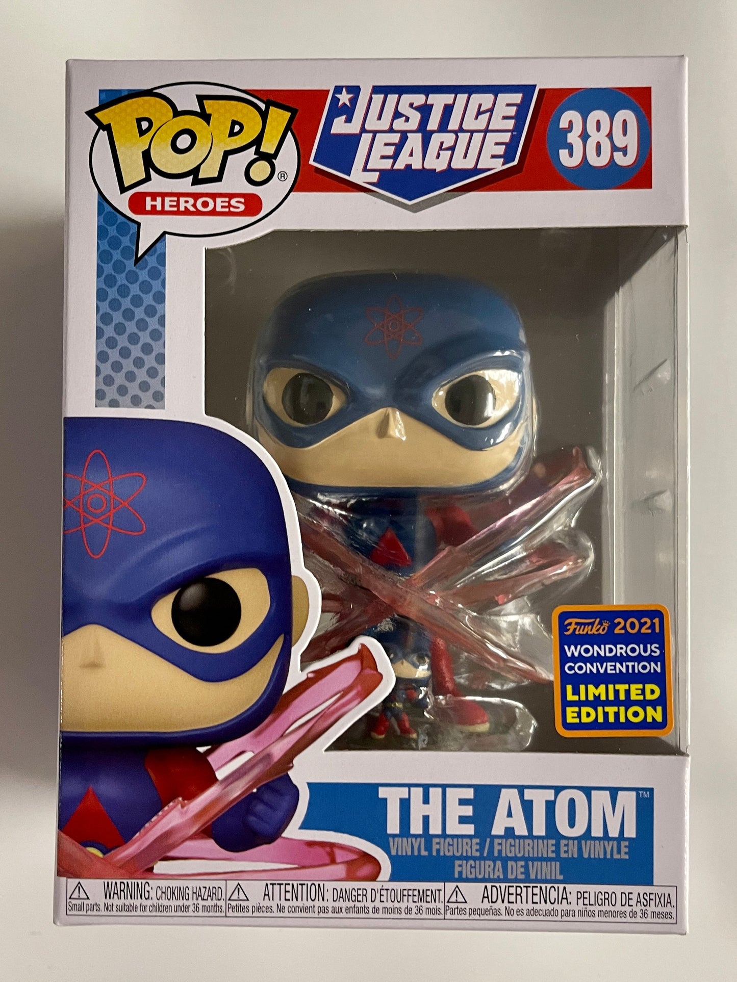 DC Funko Pop! - Justice League The Atom #389 Wondrous Con 2021 Exclusive