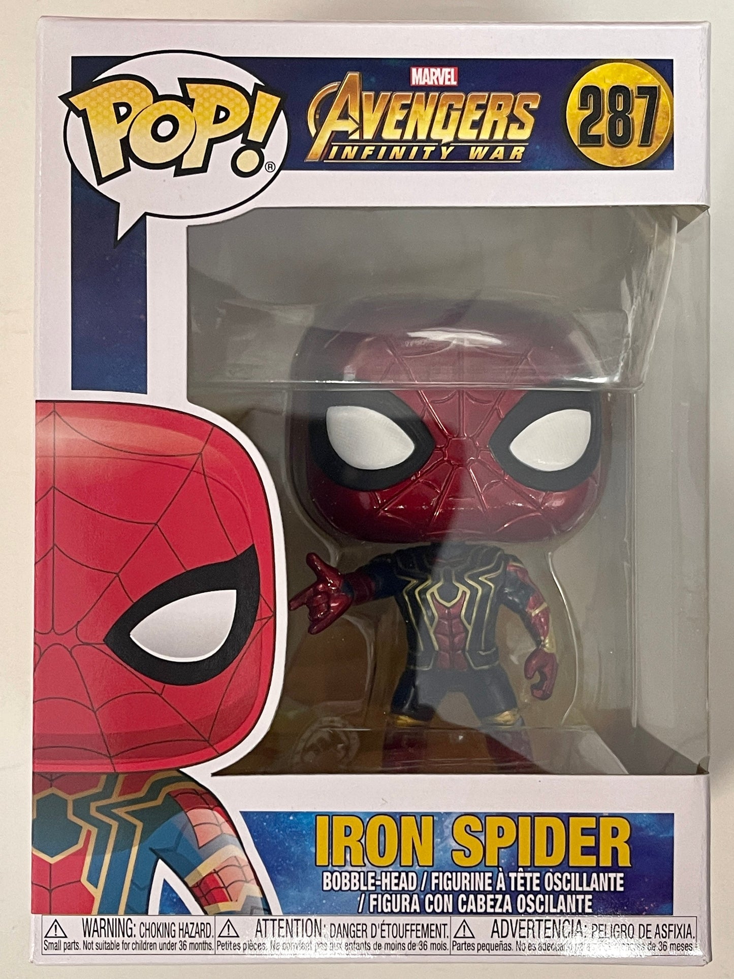 Marvel Funko Pop! - Iron Spider #287 Avengers Infinity War Spider-Man 2017