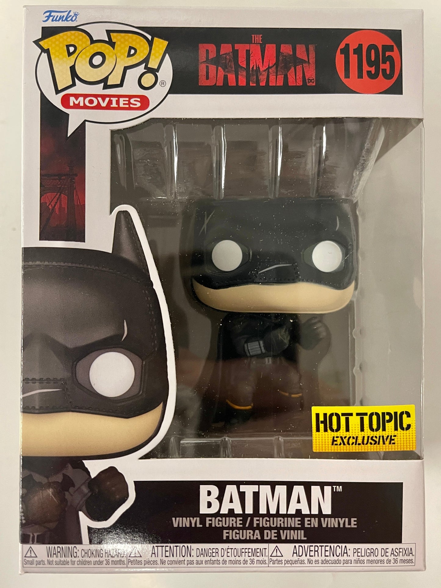 DC Funko Pop! - Batman (Battle Damage) #1195 Hot Topic 2022 Exclusive