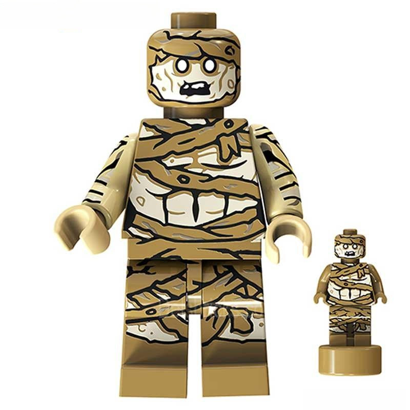 Indiana Jones Lego Custom Minifigure - Indiana Jones Ancient Mummy