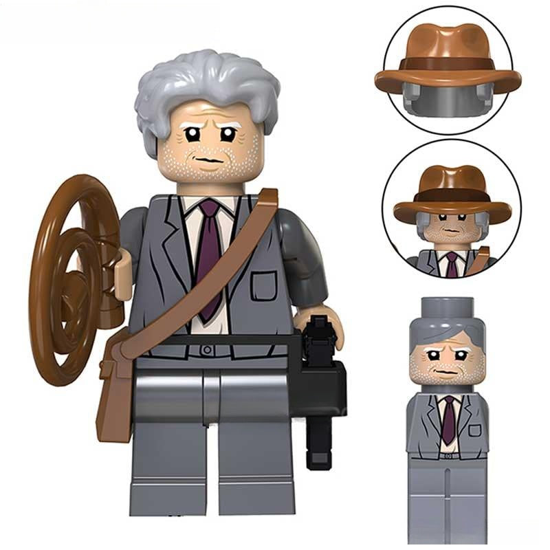 Indiana Jones Lego Custom Minifigure - Indiana Jones Older Version