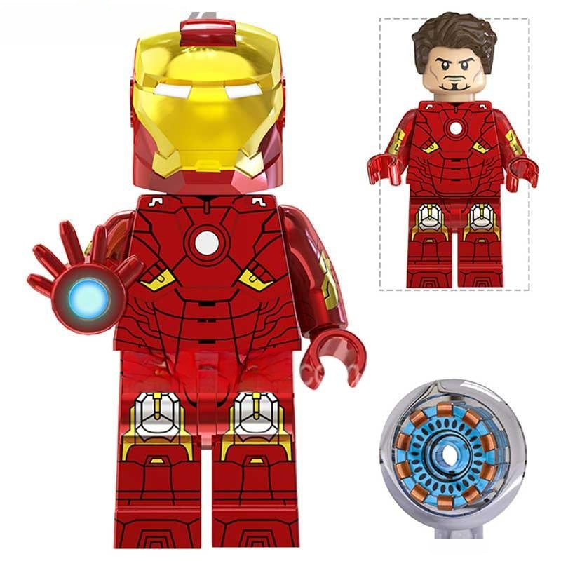 Marvel Lego Custom Minifigure - Iron Man 5