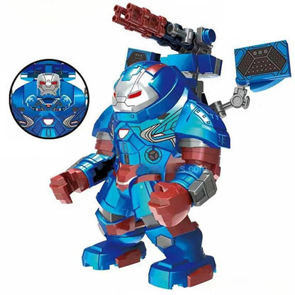 Marvel Lego Custom Minifigure - Iron Patriot Hulkbuster (Big Figure)