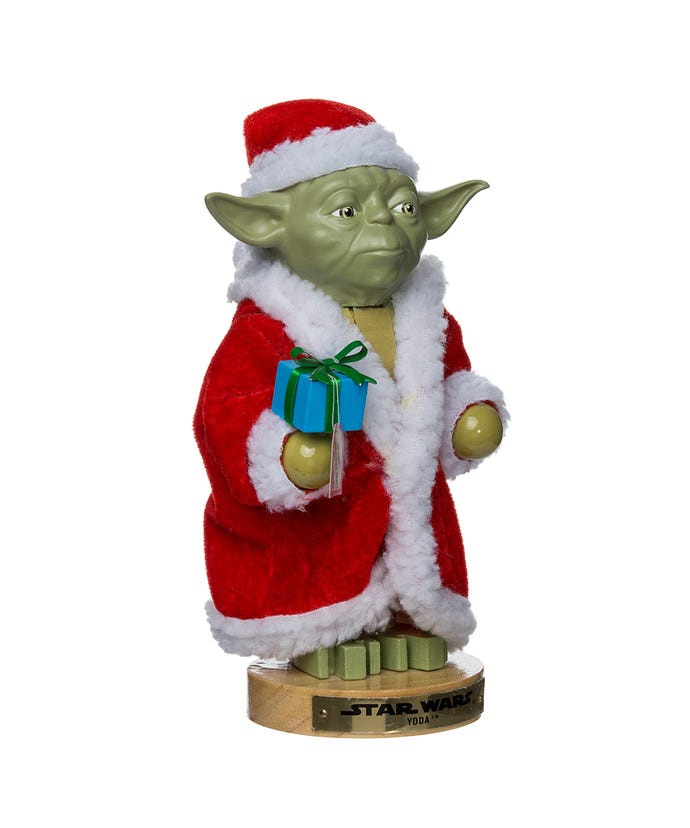 Star Wars Nutcracker - Jolly Yoda in Santa Robe