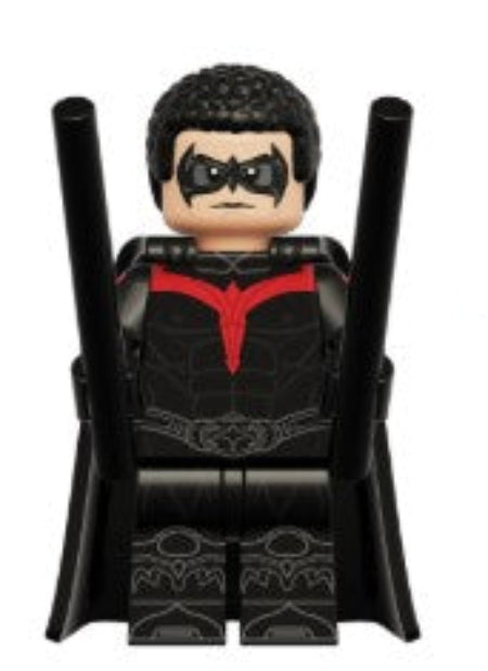 DC Lego Custom Minifigure - Nightwing (Red)