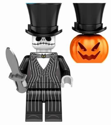 Disney Lego Custom Minifigure - Jack Skellington 1