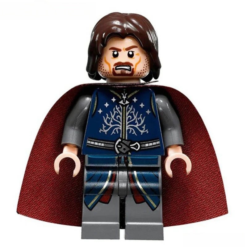 Movies Lego Custom Minifigure - King Aragorn Lord of The Rings