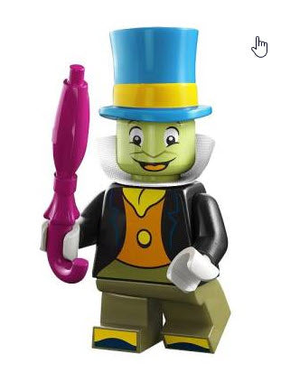 Disney Lego Custom Minifigure - Jiminy Cricket