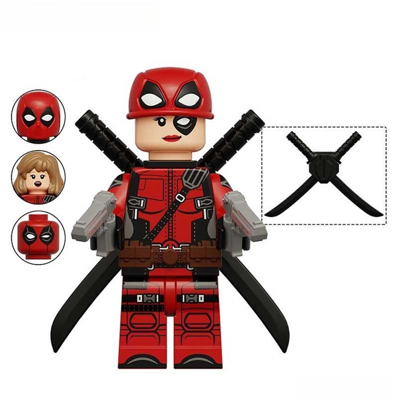 Marvel Lego Custom Minifigure - Lady Deadpool 2