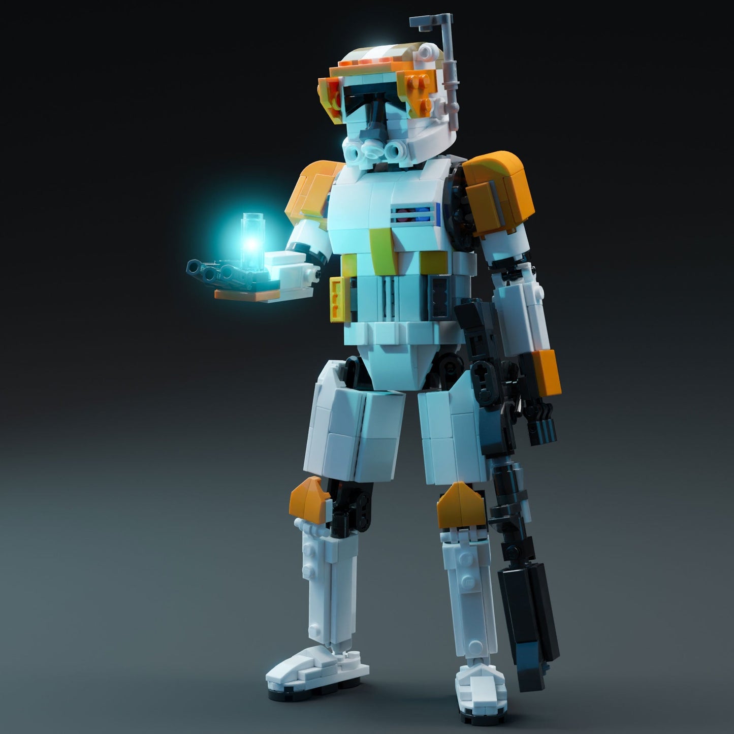 Star Wars Lego Set - Commander Cody 9" Figure - Custom MOC made using LEGO bricks