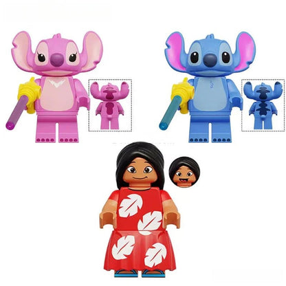 Disney Lego Custom Minifigure Set - Lilo & Stitch set of 3