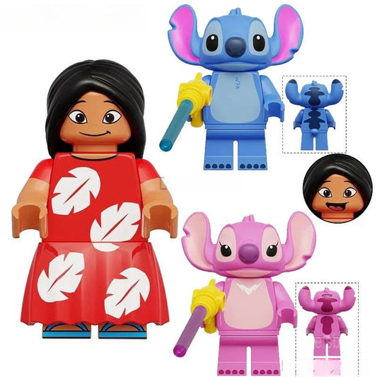 Disney Lego Custom Minifigure Set - Lilo & Stitch set of 3