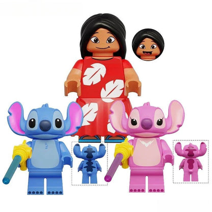 Disney Lego Custom Minifigure Set - Lilo & Stitch set of 3