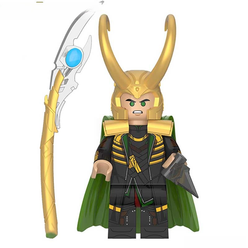 Marvel Lego Custom Minifigure - Loki Avengers 1