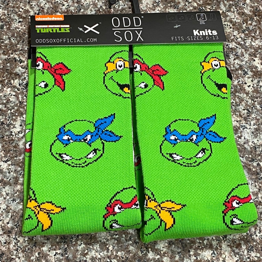 TMNT Men's Odd Sox Crew Socks