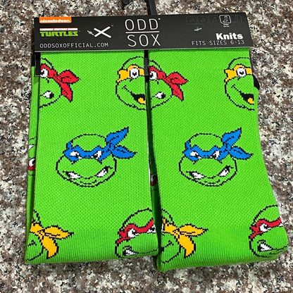 TMNT Men's Odd Sox Crew Socks