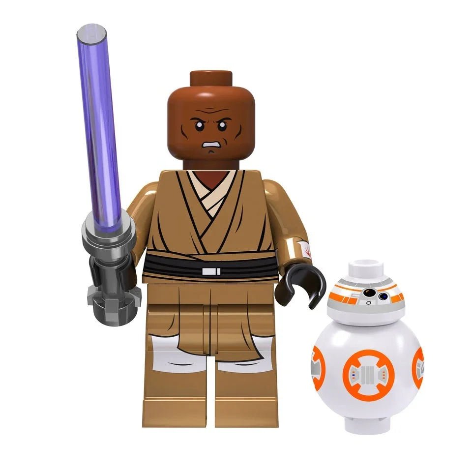Star Wars Lego Custom Minifigure - Mace Windu 1