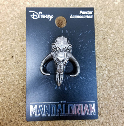 Star Wars Mandalorian Mythosaur Skull Pewter Collector Pin