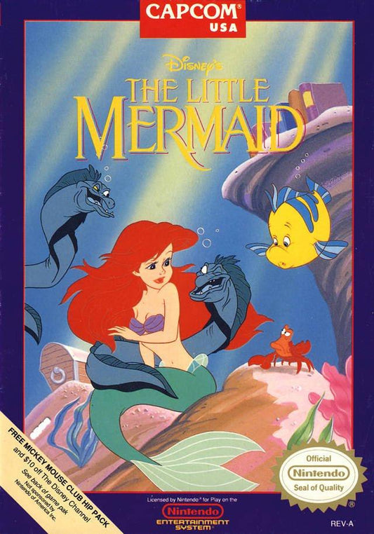 Disney Video Game - Little Mermaid (Nintendo NES)